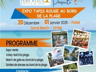 EXPO TAPIS ROUGE AU BORD DE LA PLAGE